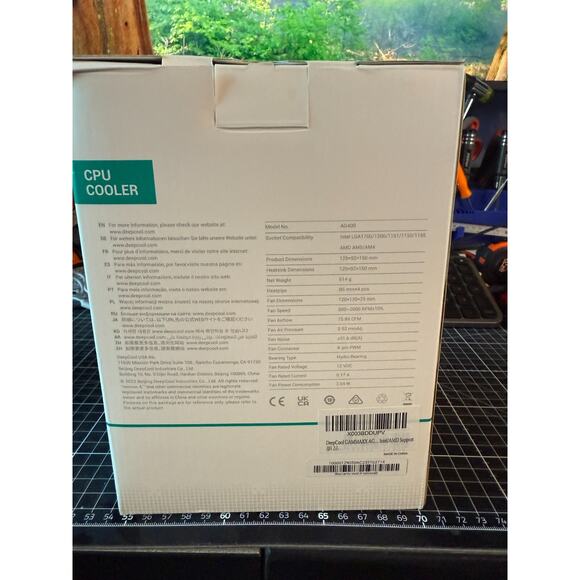 🧊 DeepCool GAMMAXX AG400 CPU Air Cooler | Intel & AMD AM5/AM4 Support | New in - Picture 2 of 2